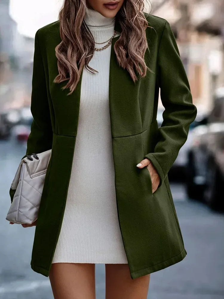 Drune - Damen eleganter klassischer urbaner Mantel