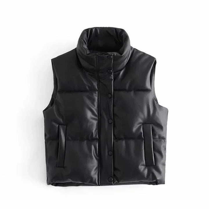 Drune | Leder Weste Kurz & Stylisch