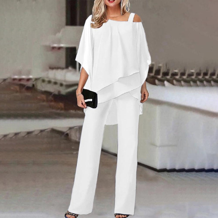 Drune | Zweiteiler Satz Eleganter Zweiteiler Mit Cold Shoulder