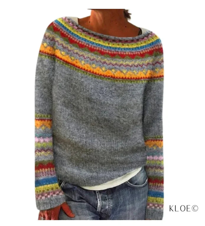 Drune | Clair Strickpulli Herbst Mit Mustern