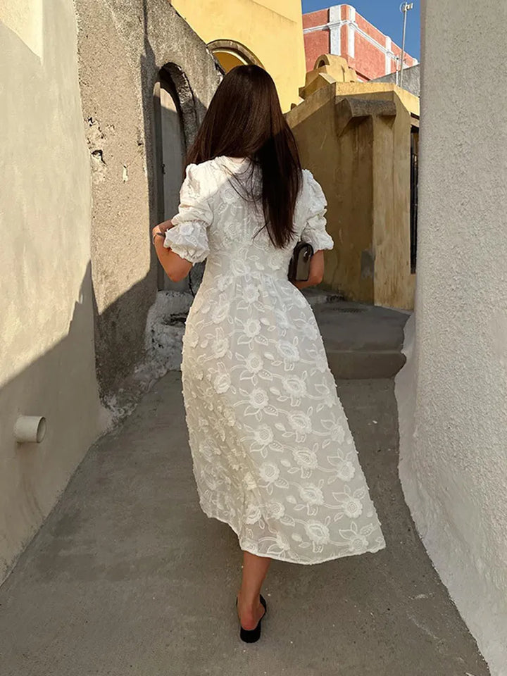 Drune | Midikleid Mit Stickerei – Elegante Damenmode Für Jeden Anlass