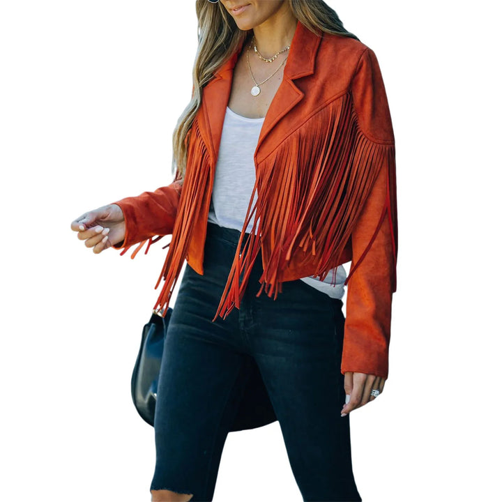 Drune | Damen Wildleder-Motorradjacke