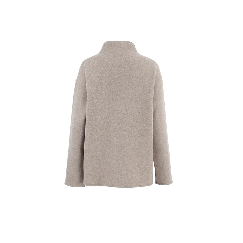 Drune | Zweireihiger Peacoat mit hohem Kragen