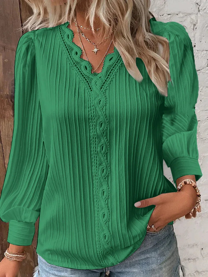 Drune - Elegante Texturbluse