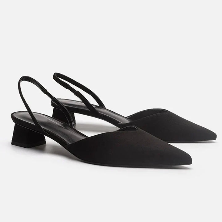 Drune | Spitz Zulaufende Absätze Slingback Stil