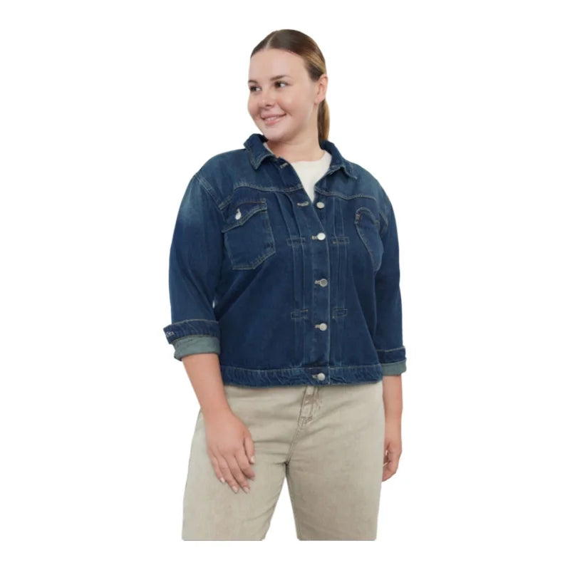 Drune | Elegante Denim-Bluse