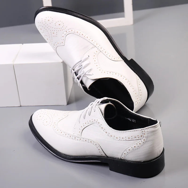 Drune | Bequeme Oxford Herren Business Anzug Schuhe