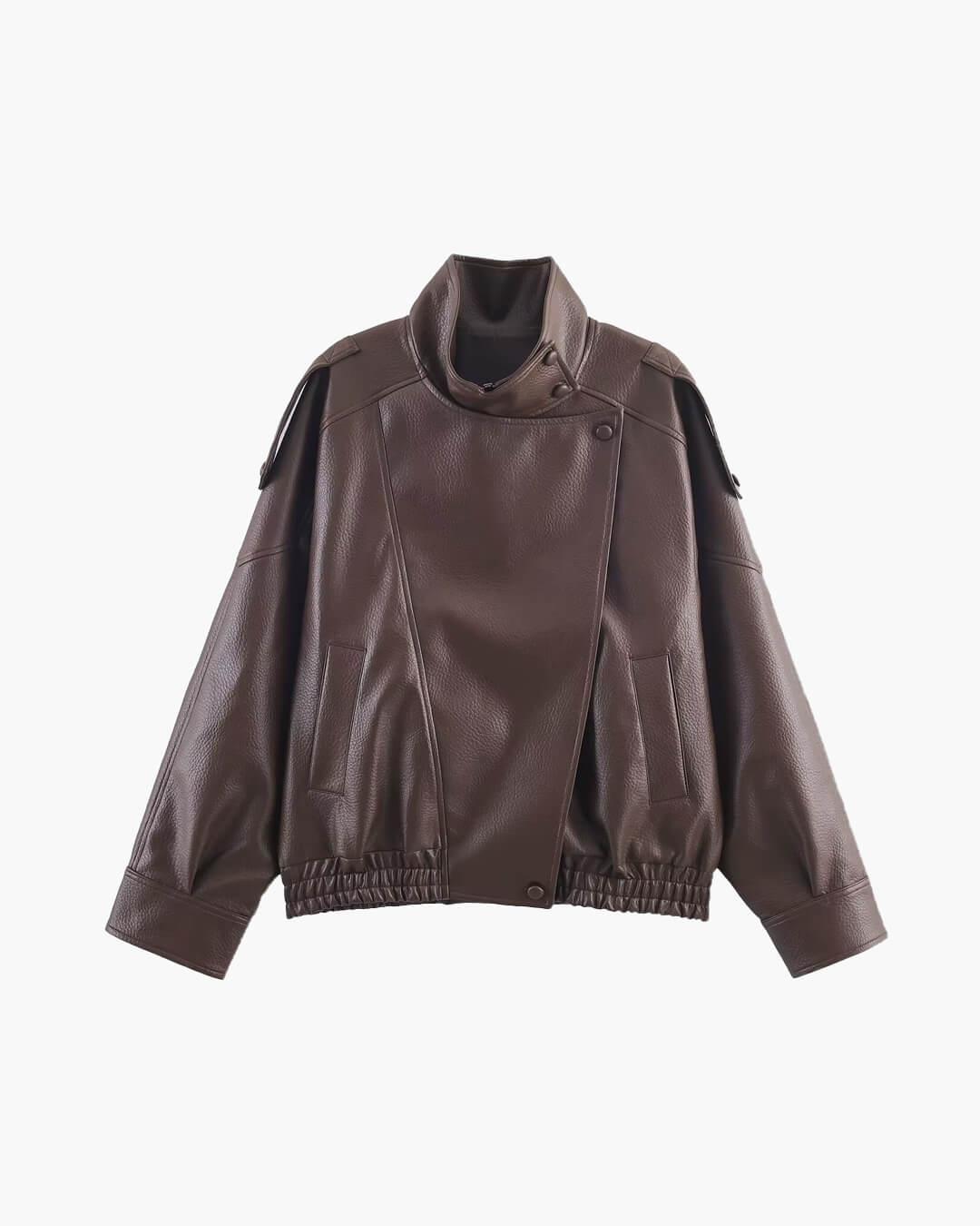 Drune | Asymmetrische Lederjacke