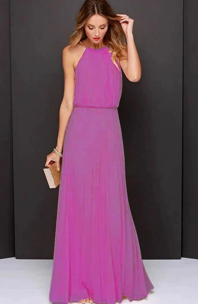 Drune | Neckholder Kleid Ohne Ärmel