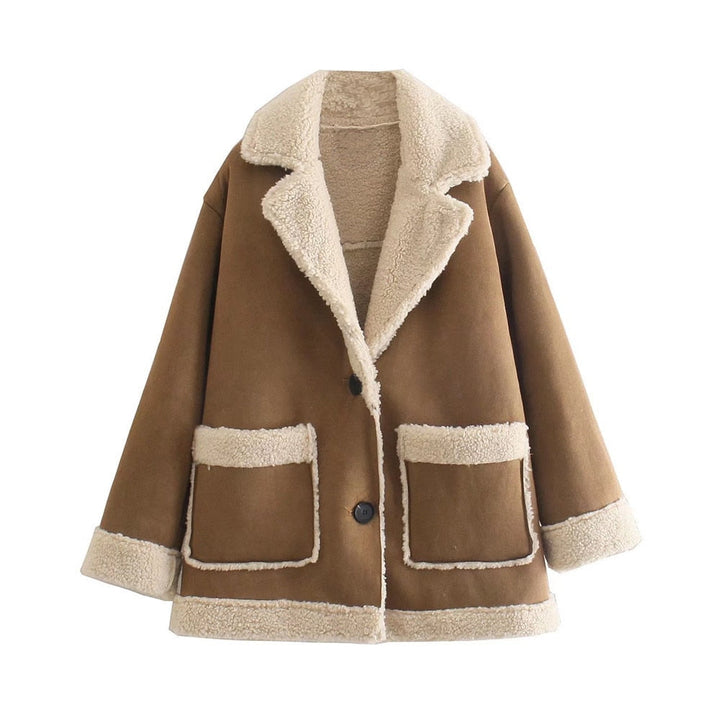 Drune | Fleece-Jacke mit Wolle für Damen