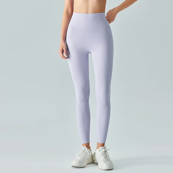 Drune | Emily Sportswear Naked Hochtaillierte Tight Yoga Hosen Doppelseitig Gebürstet Pfirsich Po-Hebende Lauf Sport Fitness Leggings