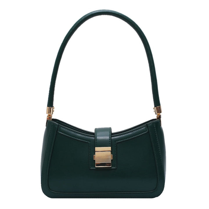 Drune Stilvolle Linke Schultertasche | Damen Designer Handtasche mit Reißverschluss