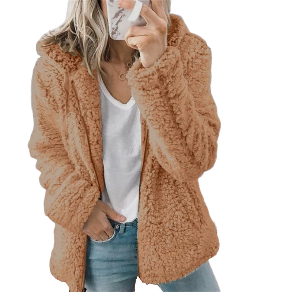 Drune | Teddy Fleecejacke Damen Lang