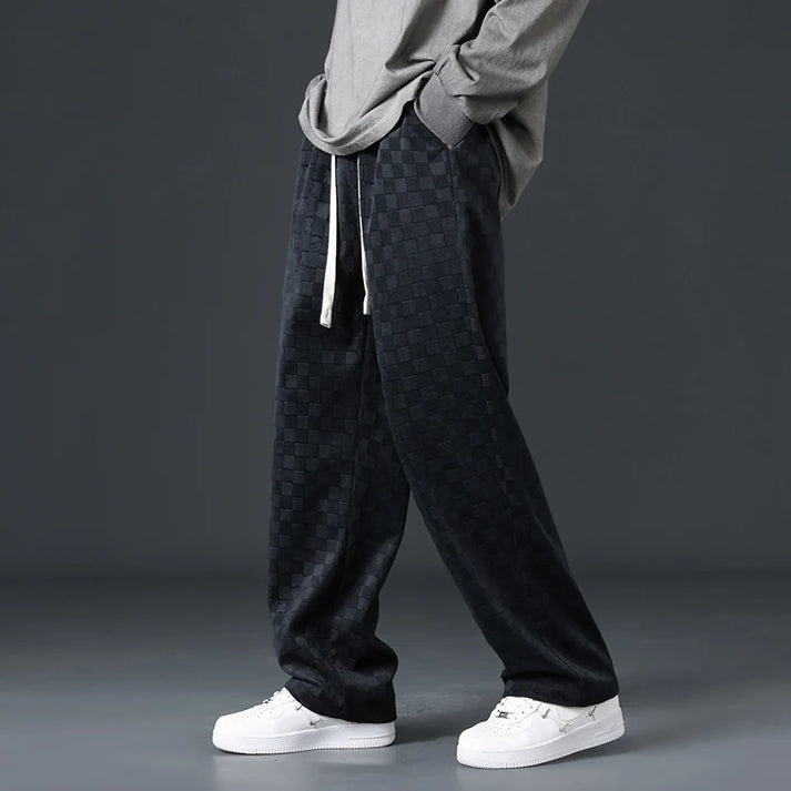 Drune | Stylische Jogginghose Mit Karomuster