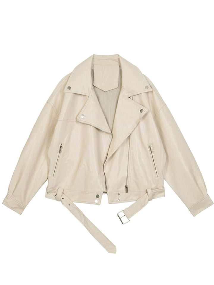 Drune | Oversize-Lederjacke für Damen