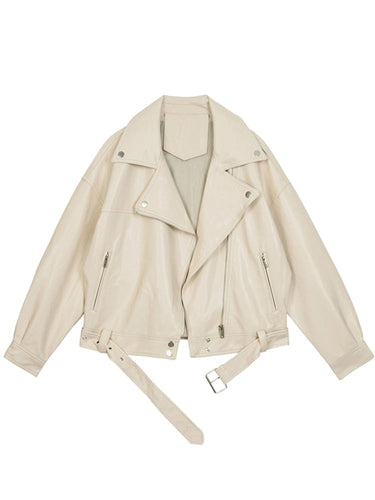 Drune | Oversize-Lederjacke für Damen