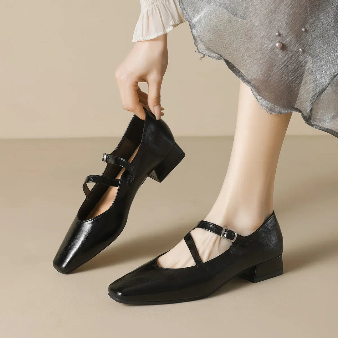 Drune | Hohe Absätze Im Mary Jane Stil mit Bootsohle und Komfort
