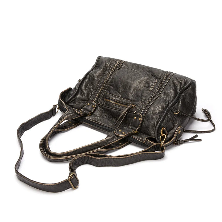 Drune | Schwarze Handtasche Für Schule – Praktisch Und Stilvoll