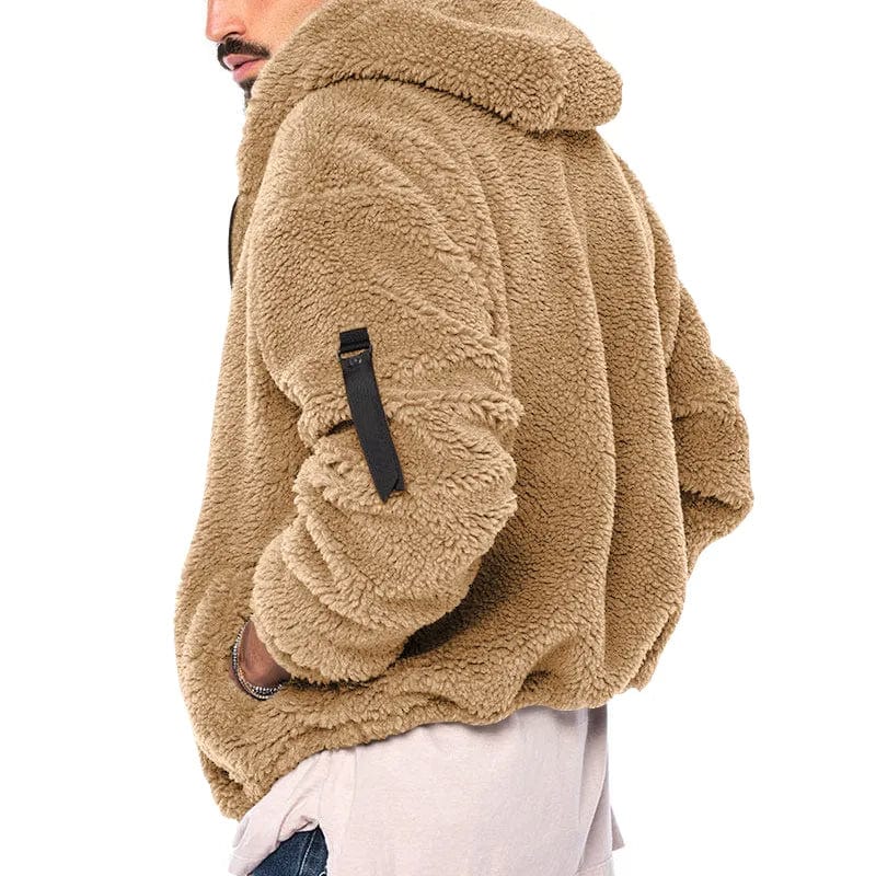 Drune | Veste Sherpa aus Velours