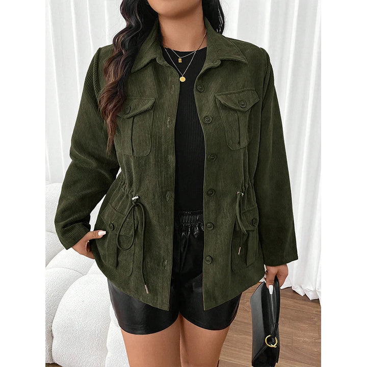 Drune | Warme Cordjacke mit Taschen