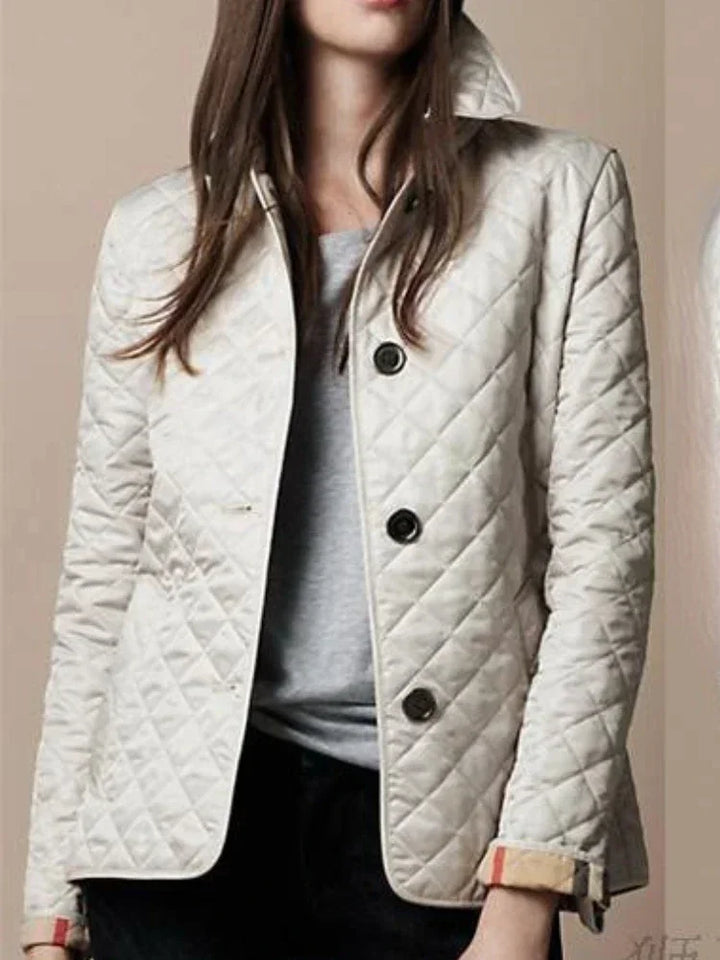 Drune | Diamantsteppung Knopfleiste Winterjacke