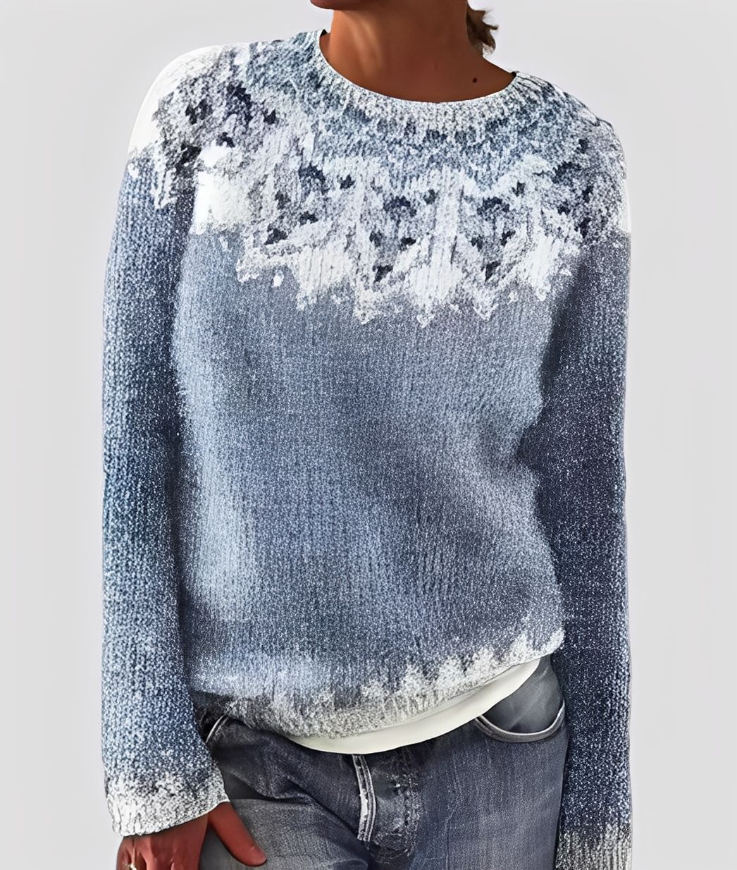 Drune | Damen-Wollpullover, elegant und locker geschnitten