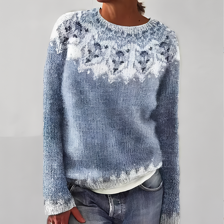 Drune | Klassischer Damenpullover mit Muster