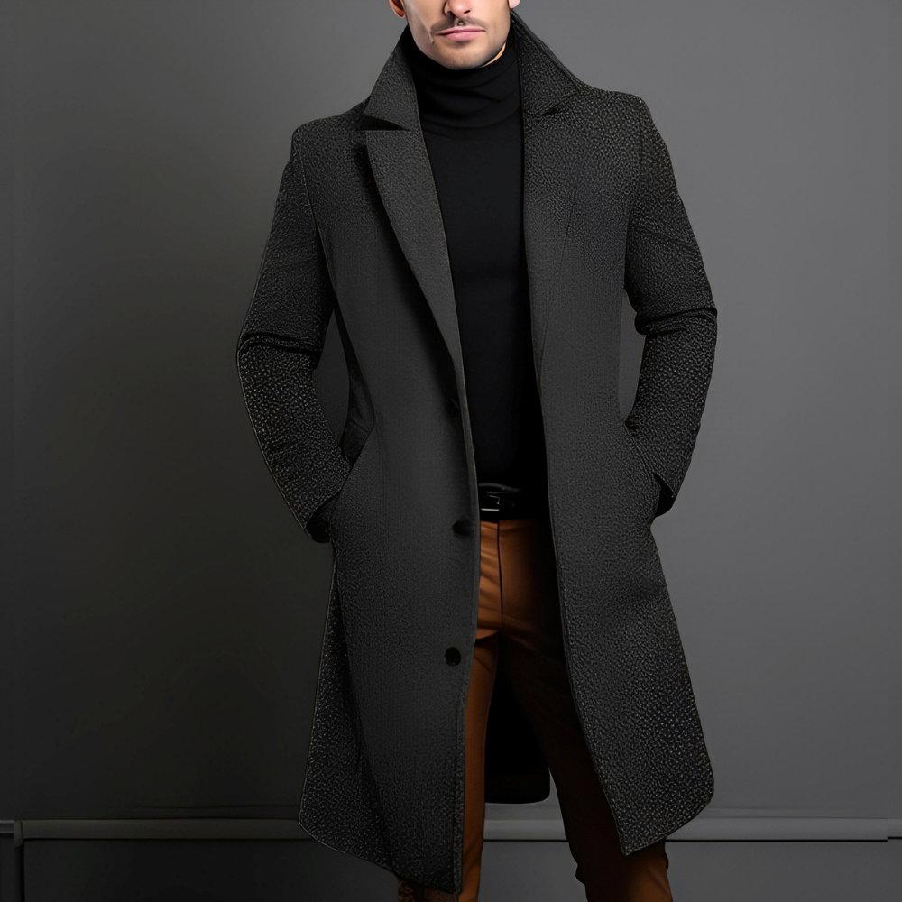 Drune | Schick, Mittellanger Wollmantel für Herren