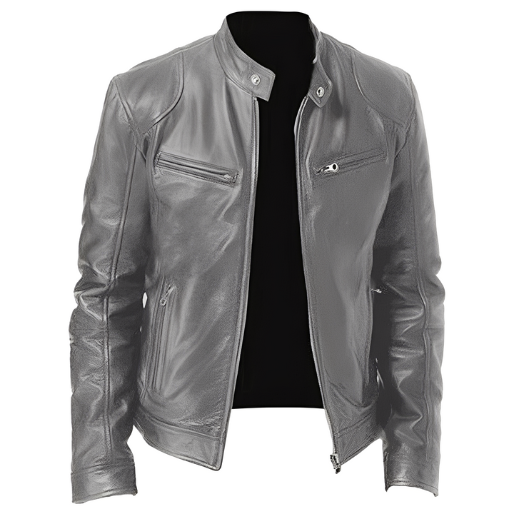 Drune | Freizeit PU Lederjacke für Männer