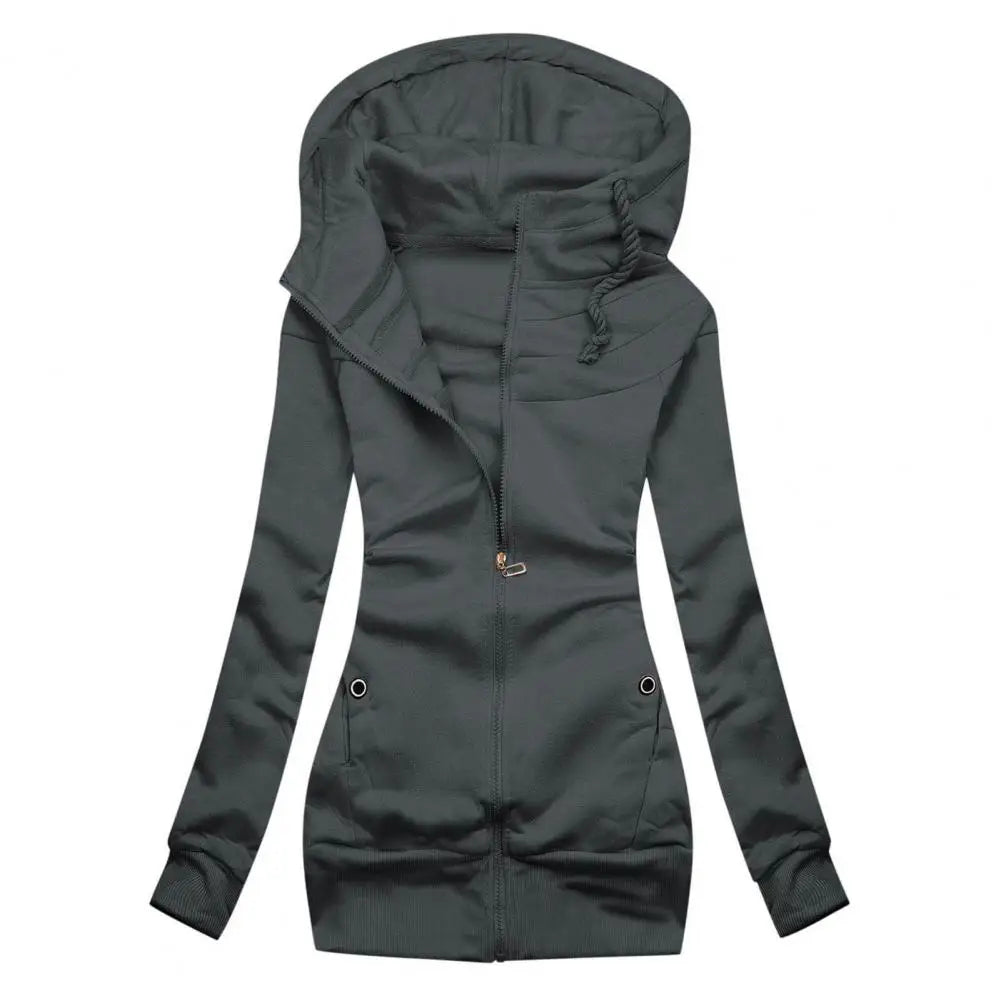 Drune | Lässiger Slim Fit Sweatshirt mit Kapuzenpullover