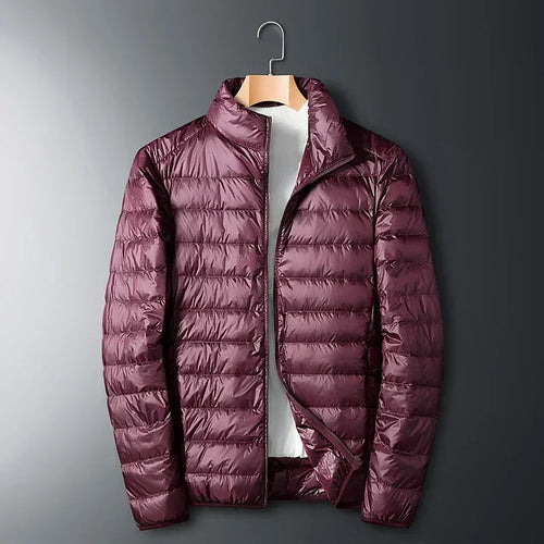 Herren Ultraleichte Tragbare Winter Daunenjacke