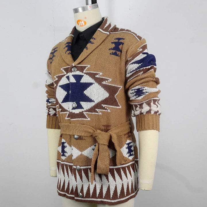 Drune | Warme dicke Strickjacke für Männer