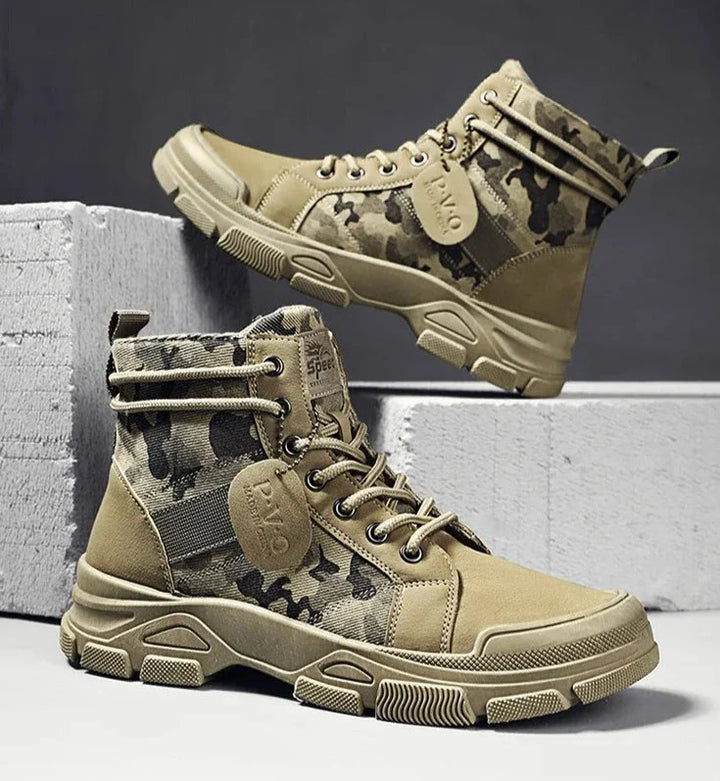 Drune | Outdoor Stiefel Mit Tarnmuster Für Herren
