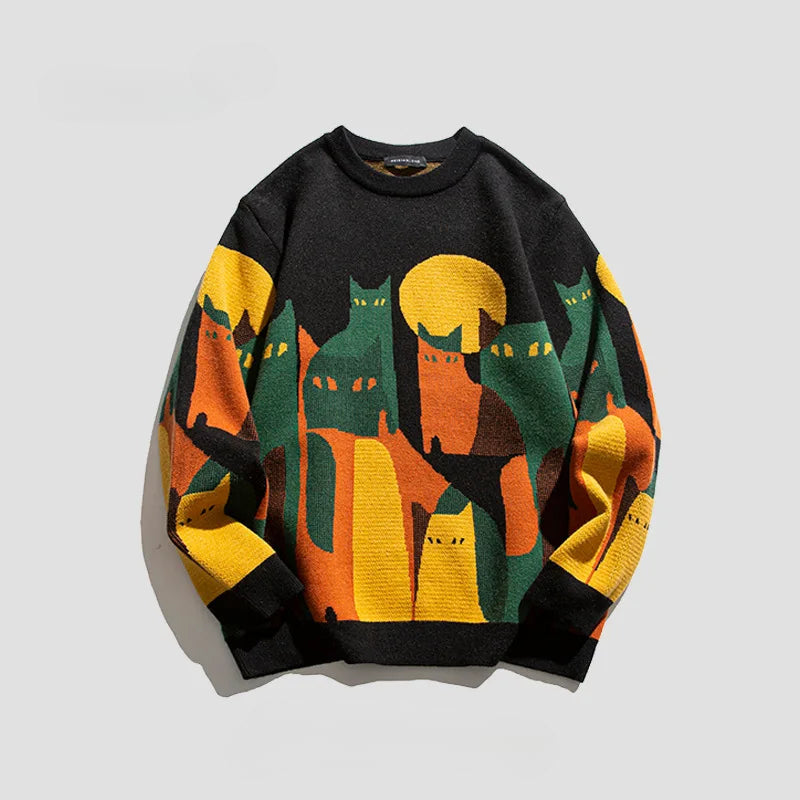 Drune – Oversize Strickpullover, Lässige Passform