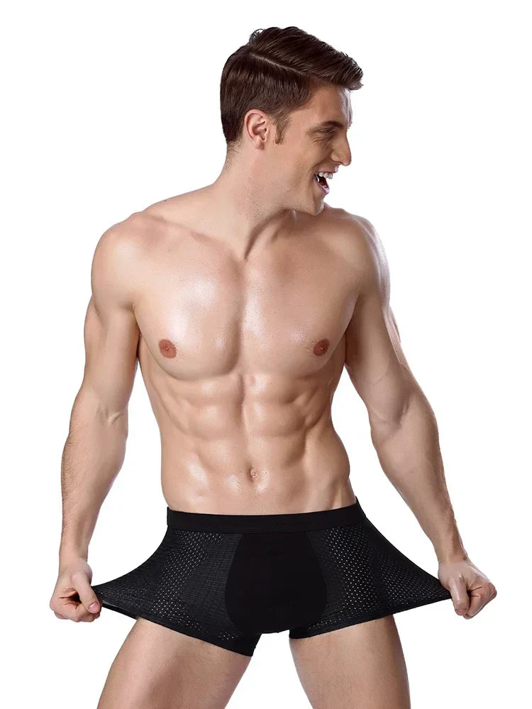 Drune | Atmungsaktive Herren Boxershorts Aus Bambusfaser 4er Pack