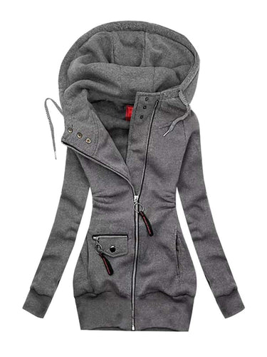 Drune | Jacke mit Langen Ärmeln, Kordelzug und Reißverschluss mit Kapuze