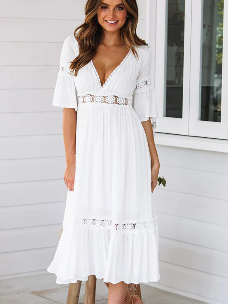 Drune | Boho-Midi-Kleid