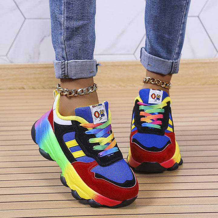 Stilvolle bunte orthopädische Sneakers Drune