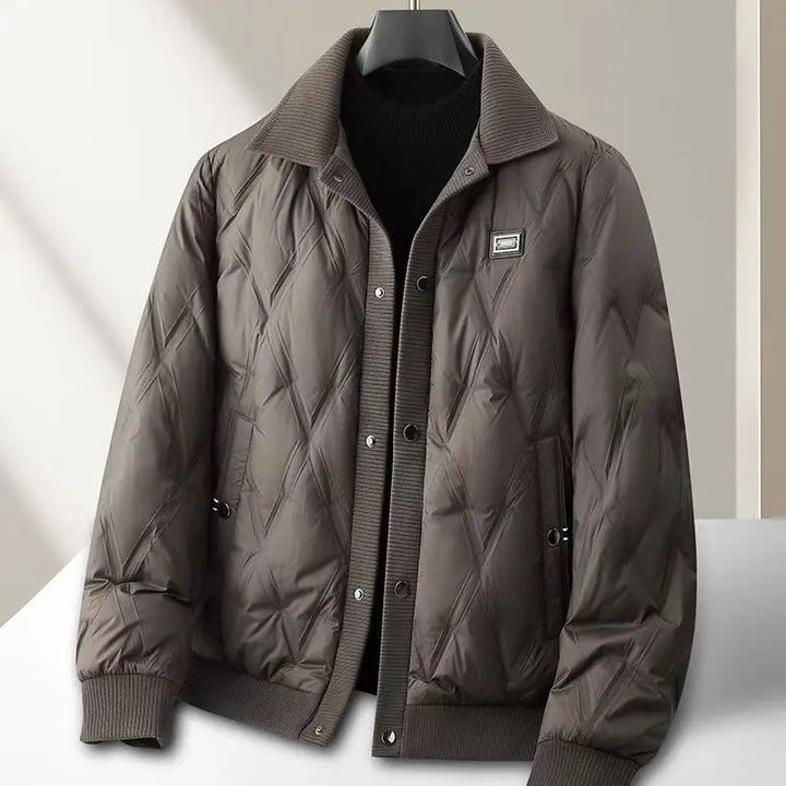 Drune | Gepolsterte Steppjacke - Lässiger Schnitt mit geripptem Kragen und Manschetten