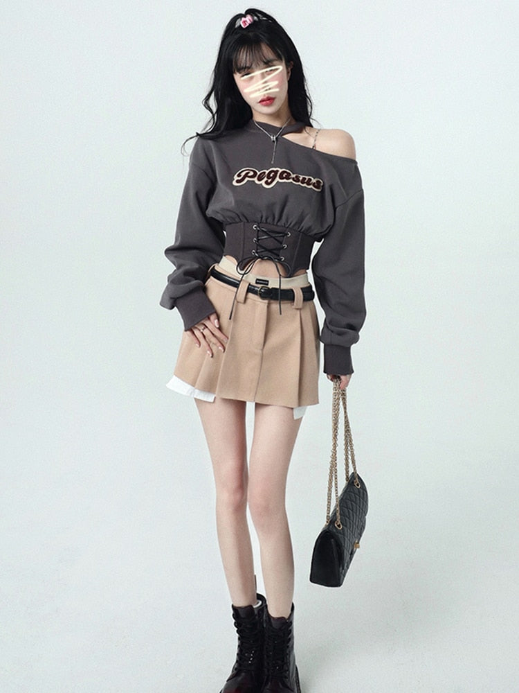 Drune | Shadows Crop Sweatshirt