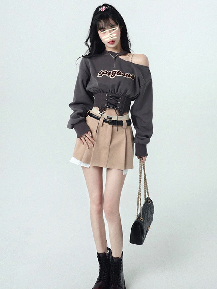 Drune | Shadows Crop Sweatshirt