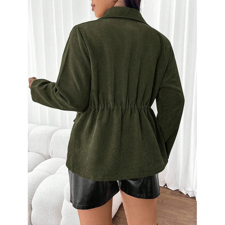 Drune | Warme Cordjacke mit Taschen