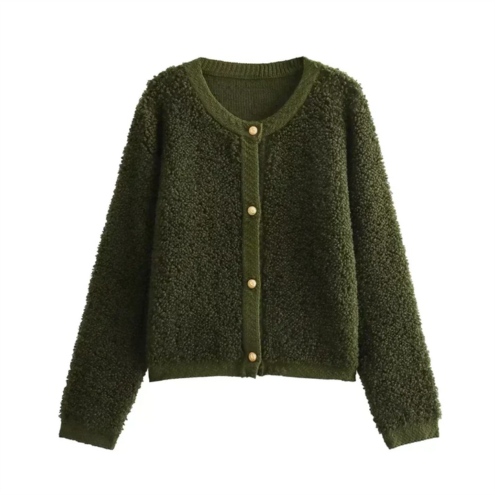 Drune | Teddy Cardigan