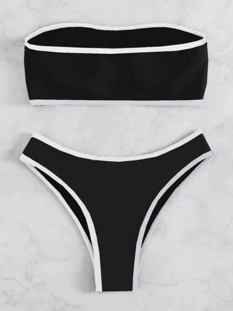 Drune Bandeau-Bikini-Set