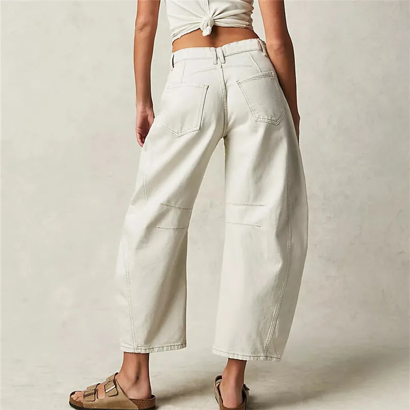 Drune | Hohe Taille Vintage-Jeans für Damen