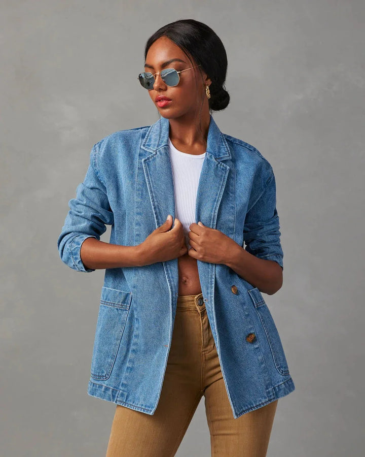 Drune | Stilvoller Jeansblazer
