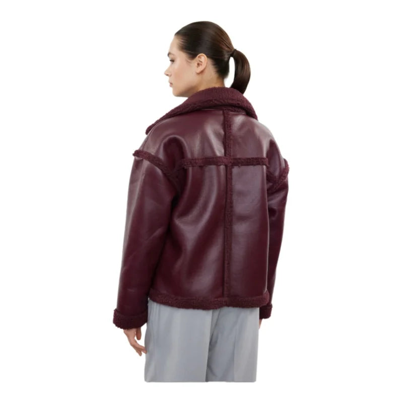 Drune | Jacke aus Kunstleder