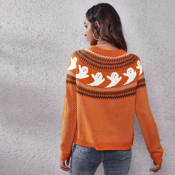 Drune | Halloween Geist Weinlese Damen Pullover