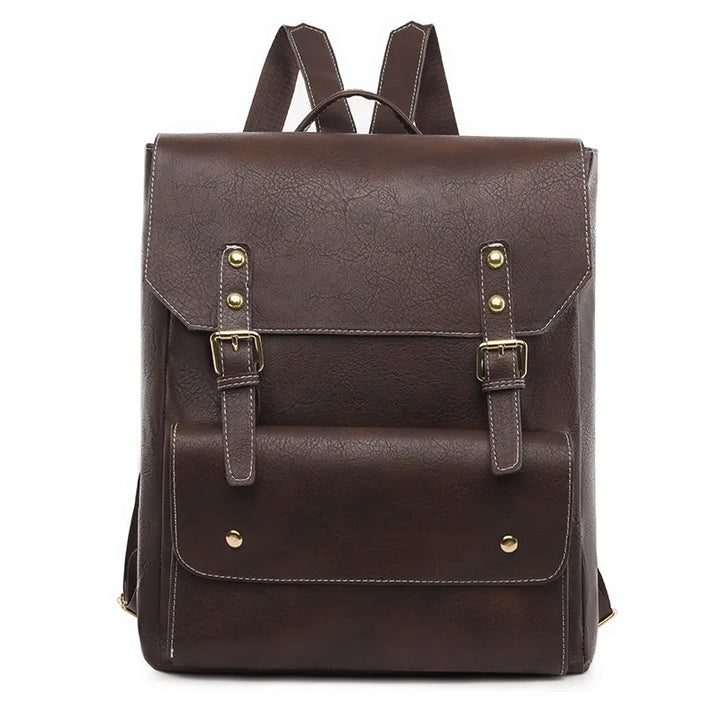 Drune | Zeitlose Tasche mit Schnalle und Klappe für Reisen und Laptop