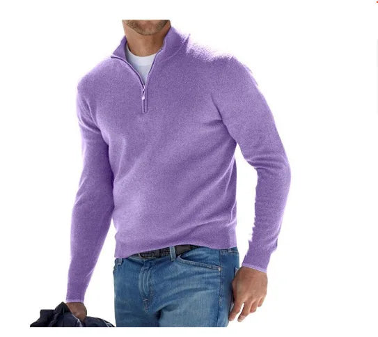 Drune | Herren Woll Pyjama Mit V-Ausschnitt Und Langen Ärmeln